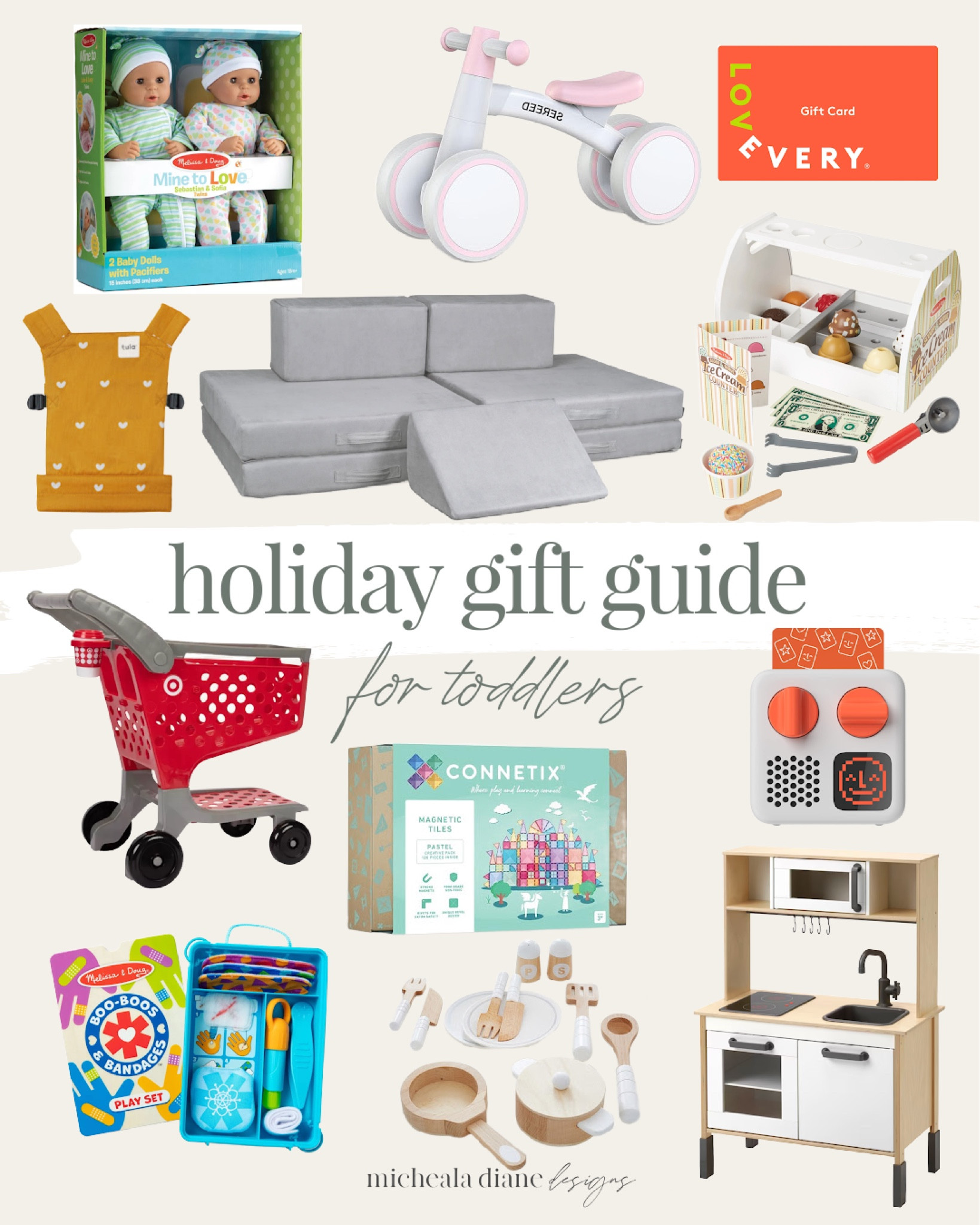 Toddler holiday gift guide. These are my toddlers favorite toys that they keep going back to over and over! Toddler girl gift ideas. Toddler gift ideas. 

#LTKHoliday #LTKGiftGuide #LTKKids