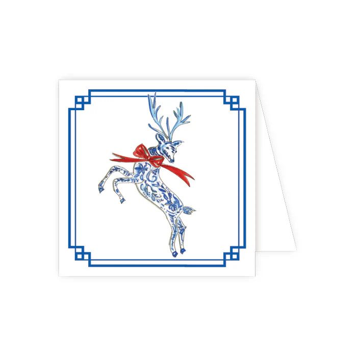 Holiday Reindeer Enclosure Card | Rosanne Beck Collections