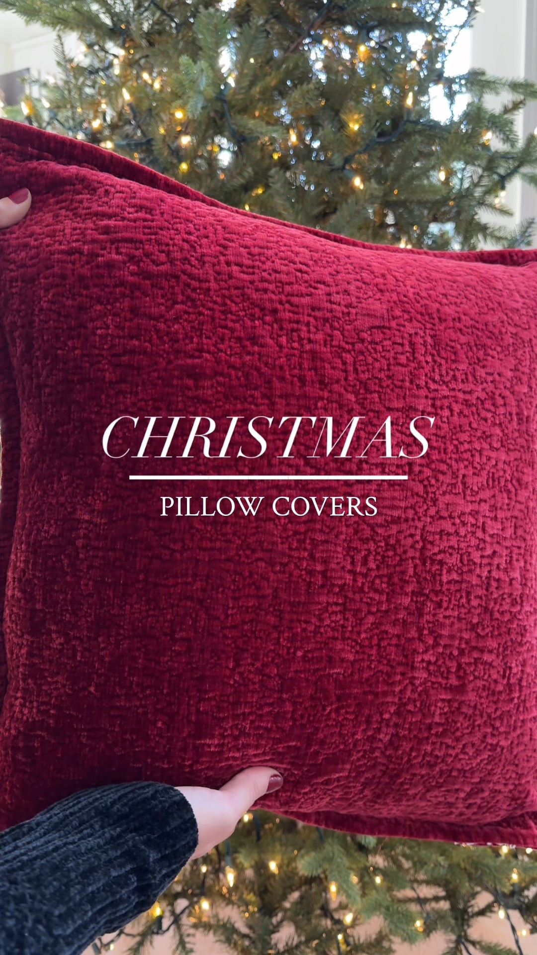 Traditional Christmas decor with those Ralph Lauren Christmas vibes- cozy, classic, and timeless. These neutral Christmas pillow covers instantly elevate the room while keeping that warm, elegant look I love. Linked all my favorites for a festive yet sophisticated holiday home. 🎄✨ 

#LTKHoliday #LTKSeasonal #LTKHome