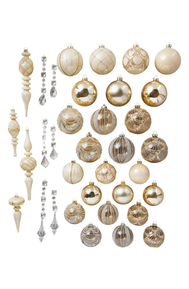 Balsam Hill Assorted Set of 35 Roaring '20s Ornaments | Nordstrom | Nordstrom