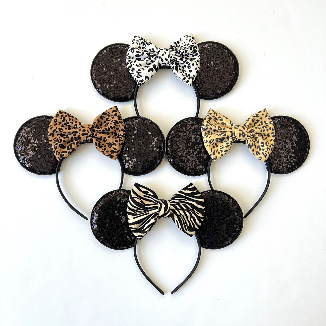 Animal Kingdom Cheetah Mouse Ears Leopard Minnie Mouse Ears - Etsy | Etsy (US)