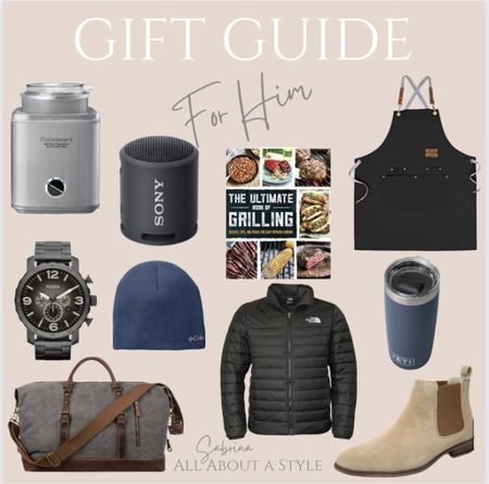 Gift Guide for Him. #giftguide #forhim #christmas #gifts }mens #fashion 

#LTKGiftGuide #LTKSeasonal #LTKHolidaySale