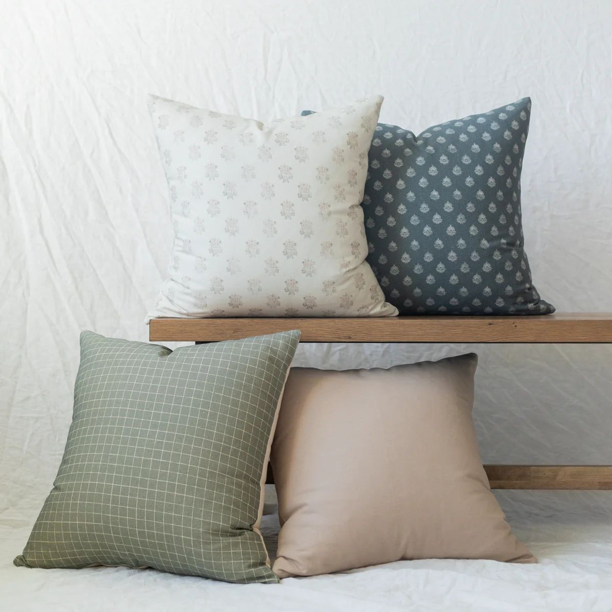 Henley - 4 pack Pillow Covers - 22" | Woven Nook