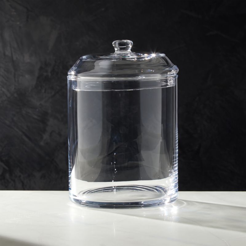 Small Snack Glass CanisterIn stock and ready to ship. ZIP Code 28201Change Zip Code: SubmitClose... | CB2