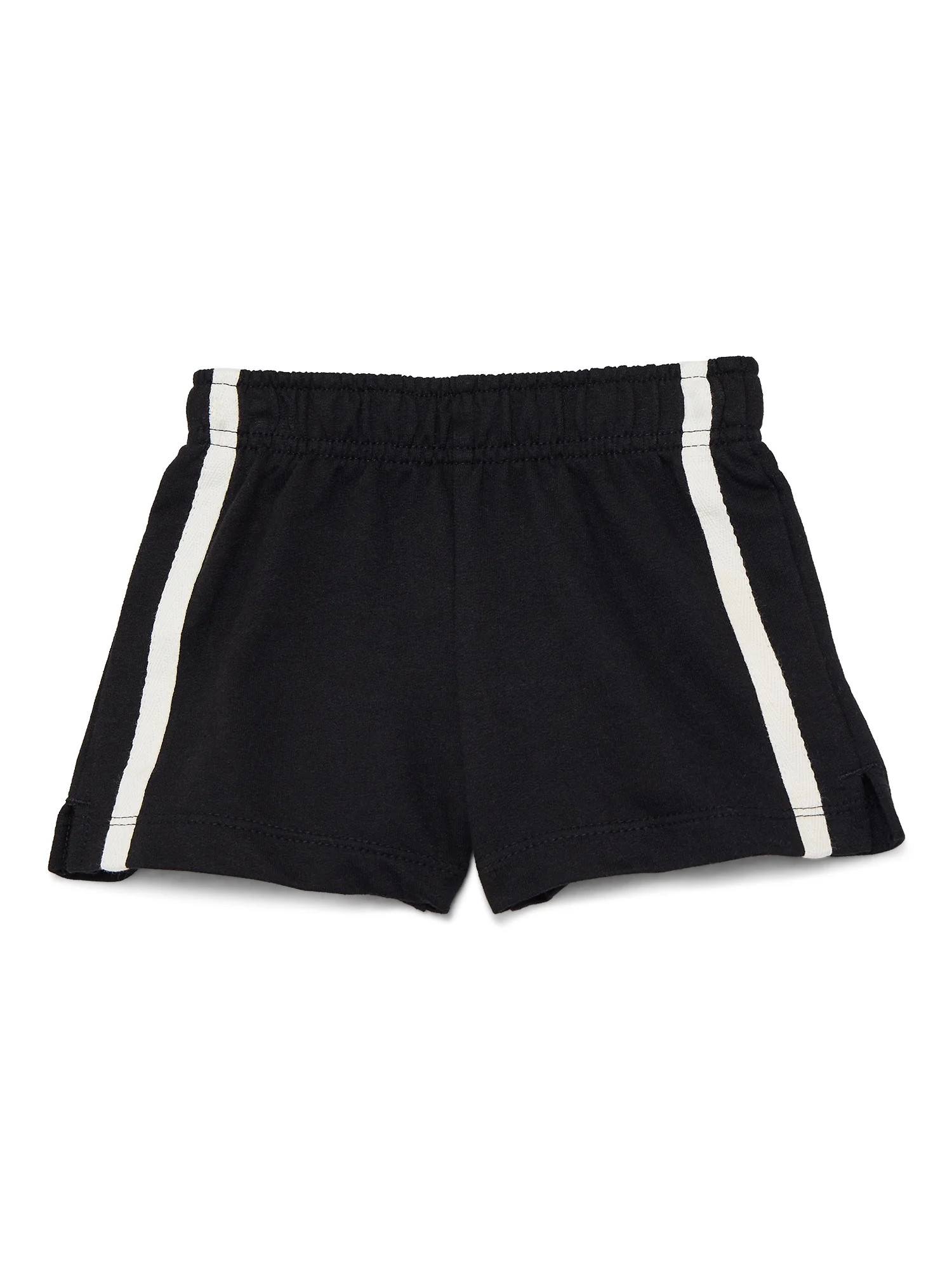 Wonder Nation Baby Boy French Terry Taped Shorts, Sizes 0-24 Months | Walmart (US)