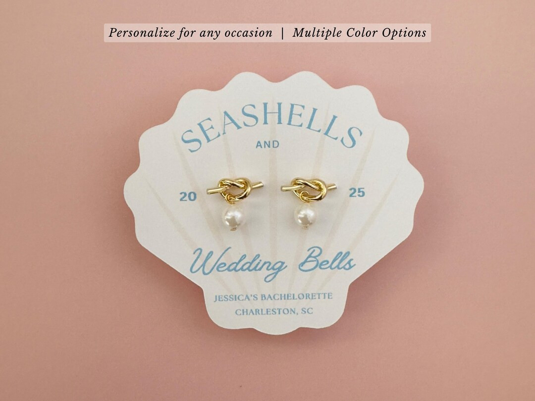 Seashells and Wedding Bells | Bachelorette Party Favors | Bridal Shower | Coastal Wedding | Tie t... | Etsy (US)