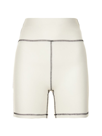 Weworewhat - Corset stretch tech bike shorts - Off White | Luisaviaroma | Luisaviaroma
