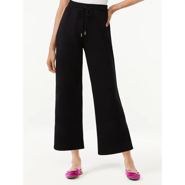 Scoop Women's Cropped Ultimate ScubaKnit Lounge Pants, Sizes XS-2XL | Walmart (US)