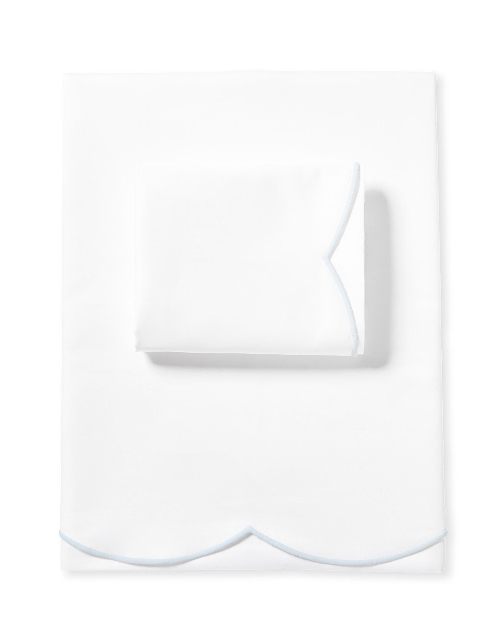 Scallop Sateen Sheet Set | Serena and Lily