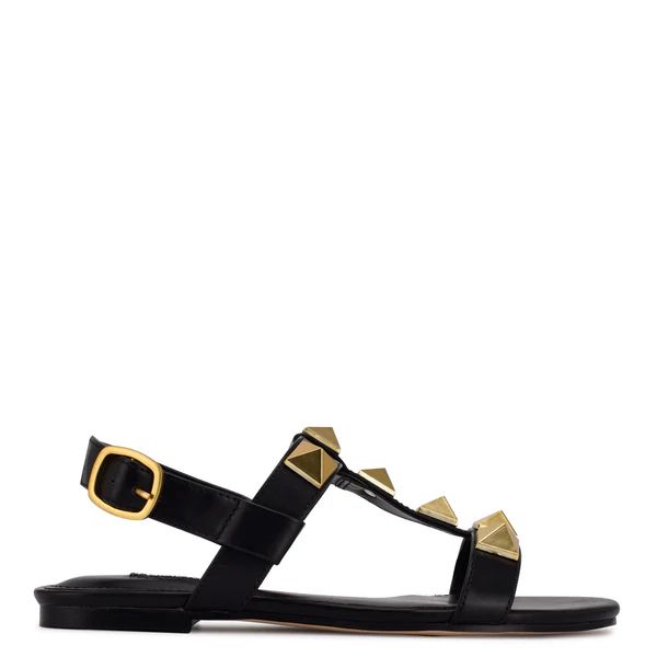 Lander Studded Flat Sandals | Nine West (US)