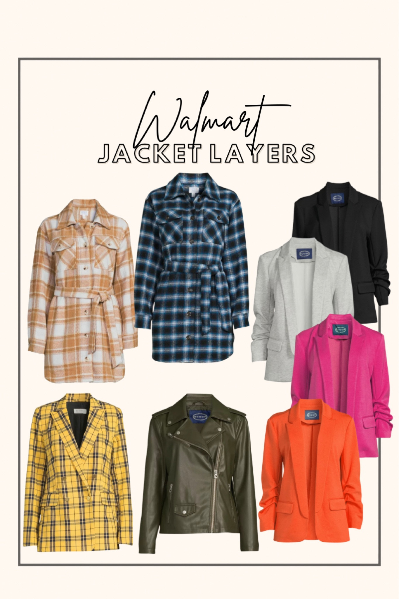 Walmart jackets I’m loving !!!