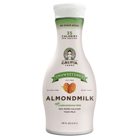Califia Farms Unsweetened Pure Almond Milk - 48 fl oz | Target