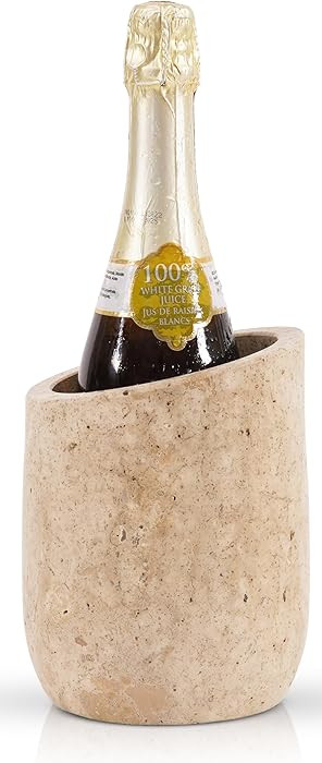 SPESHSTONES Marble Wine Chiller Handmade 17.8 cm Travertine Champagne Chiller for Party - 750ml W... | Amazon (CA)