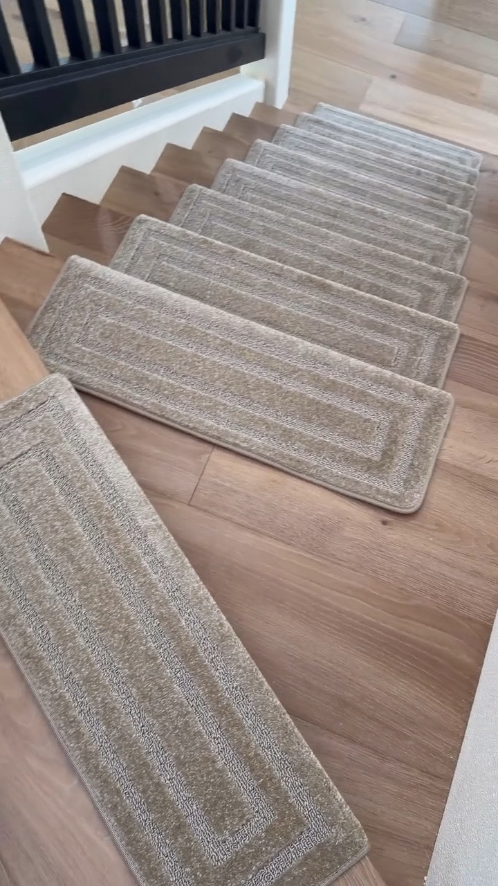 Amazon Stair Upgrade! If your stairs are slippery or you just need to protect them from daily scratches these are worth checking out. Easy to install, pet friendly and such a quick refresh 🤎

#homeupdates #homehack #staircarpet

#LTKHome