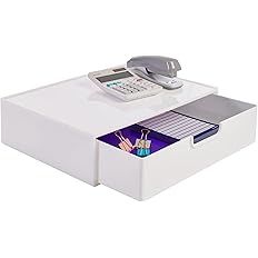 STORi STAX Plastic Stackable Organizer Drawer in Solid Cloud White | 12.5-inches Wide | Organize ... | Amazon (US)