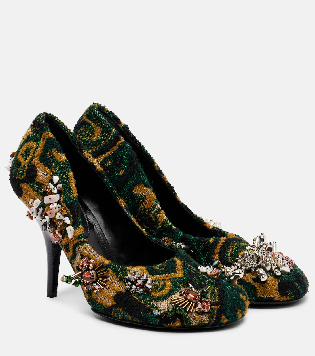 Embellished jacquard pumps | Mytheresa (US/CA)