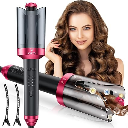 Automatic Curling Iron, Automatic Hair Curler with 1" Large Rotating Barrel & 4 Temps Hair Curler... | Amazon (US)