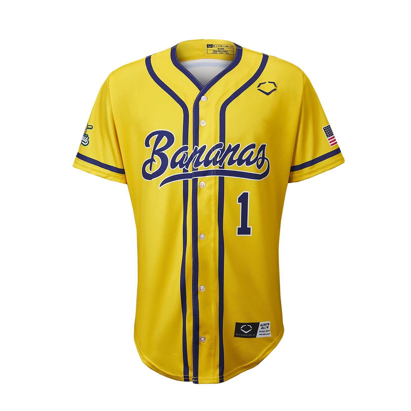 EvoShield Savannah Bananas Youth Yellow Replica Jersey | Academy Sports + Outdoors
