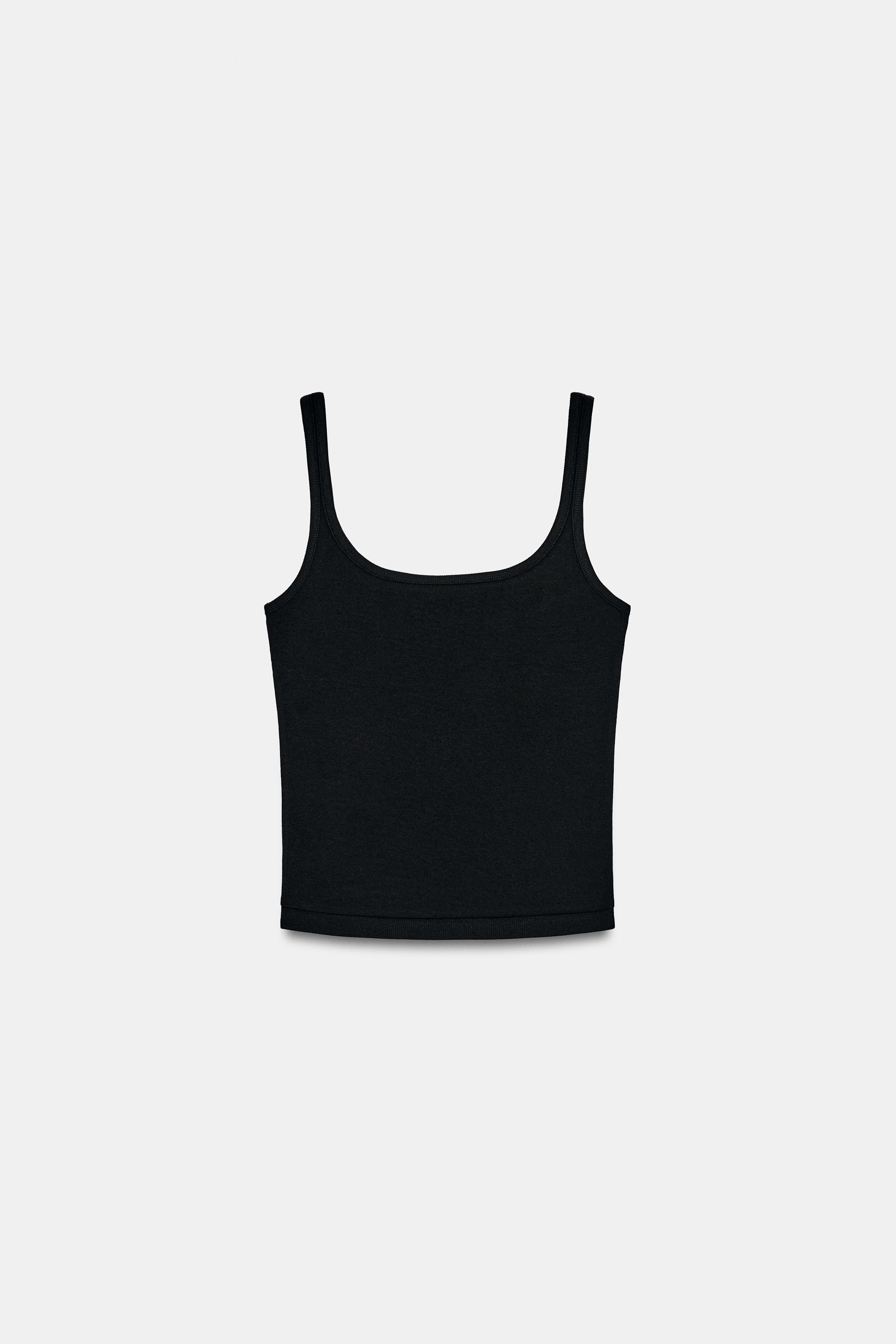COTTON MODAL TANK TOP | Zara US