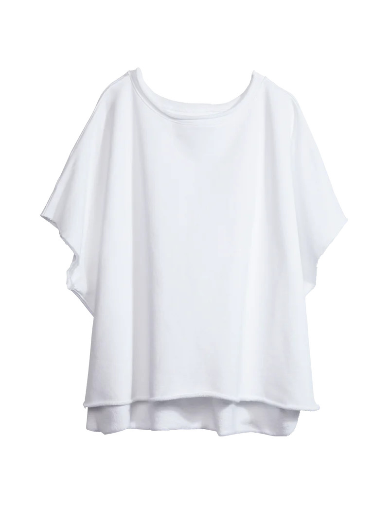 OLIVE White, Triple Fleece | Frank & Eileen