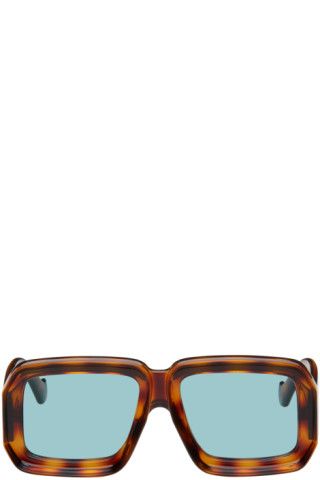 Tortoiseshell Paula's Ibiza Dive In Sunglasses | SSENSE