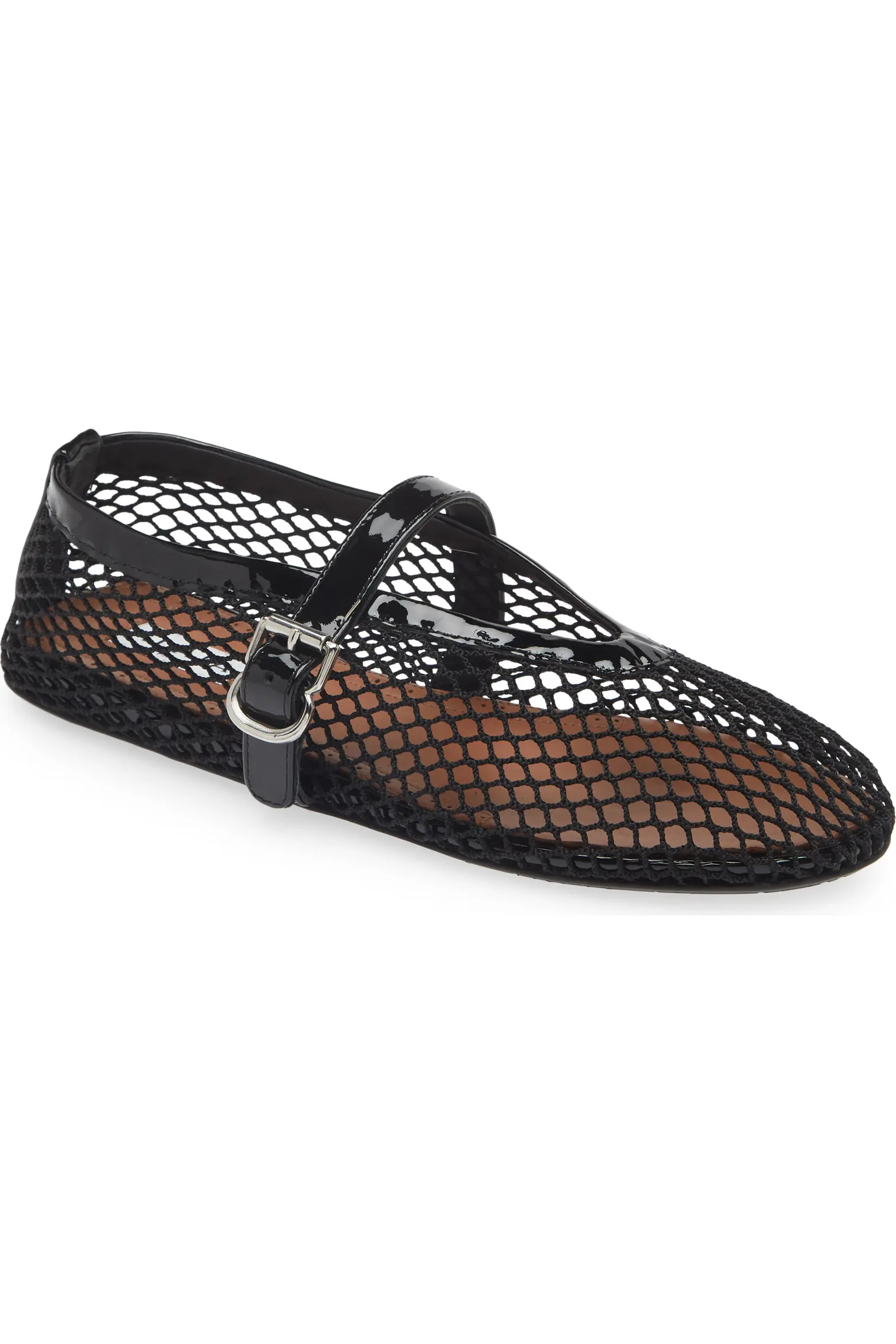 Alaïa Fishnet Ballerina Flat (Women) | Nordstrom | Nordstrom