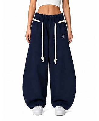 Women's Barrel Rope-Drawstring Sweatpants | Macy's