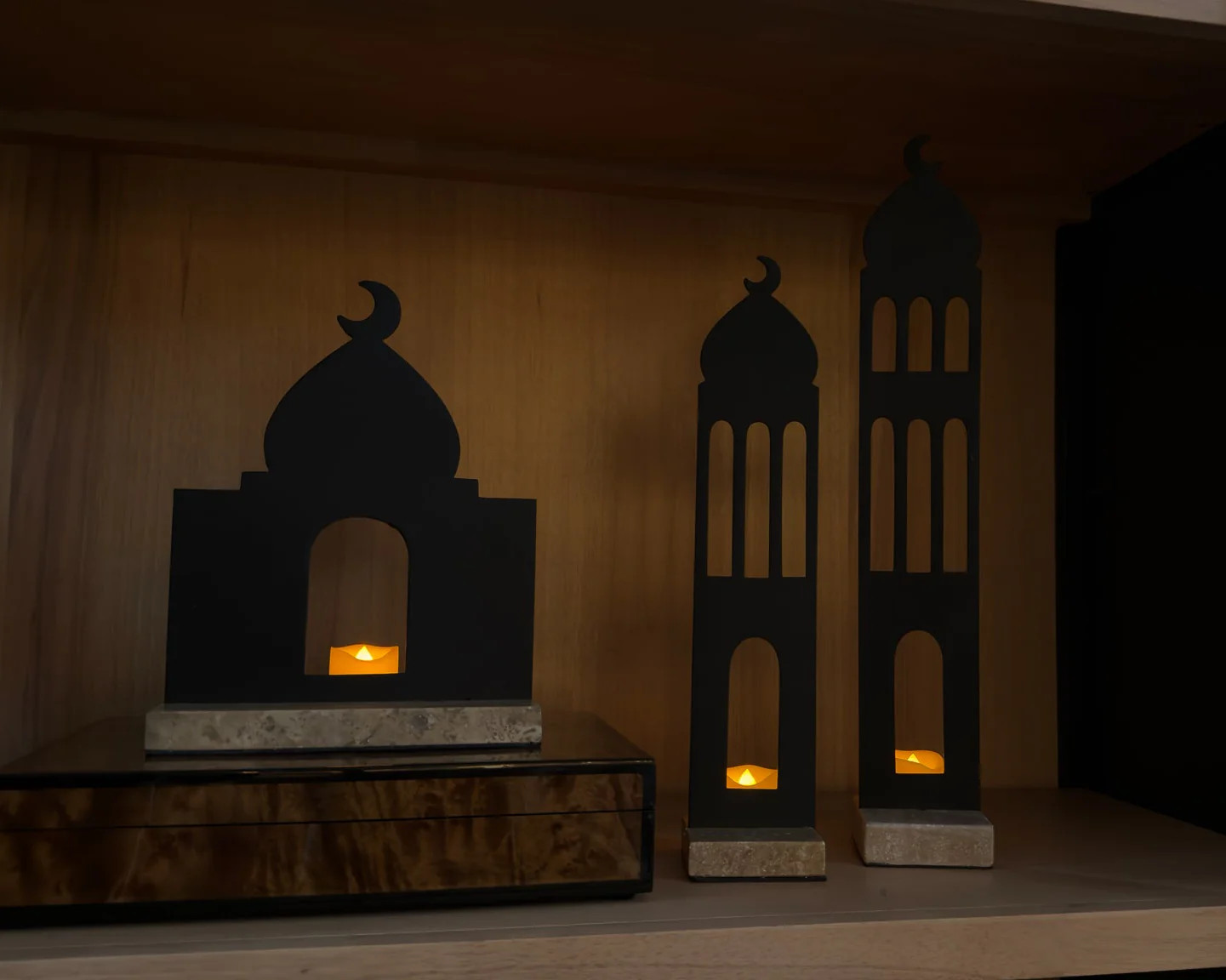 Masjid Skyline - Travertine | Days of Eid