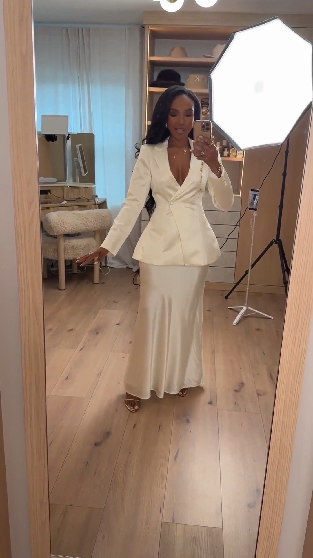 Scroll to shop! Beautiful satin set perfect for date nights, weddings and events or parties ✨

#LTKootd #LTKBeauty #LTKPetite