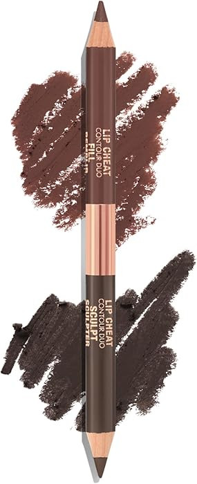 Charlotte Tilbury Lip Cheat Contour Duo - Dual-Sided Lip Liner Pencil to Sculpt & Fill for an Eas... | Amazon (US)