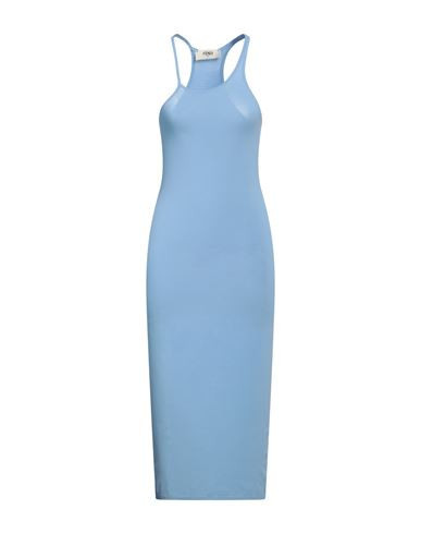 Fendi Woman Midi dress Sky blue Size 4 Viscose, Polyester, Polyamide | YOOX (US)