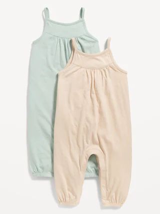 Sleeveless Jersey-Knit Jumpsuit 2-Pack for Baby | Old Navy (US)