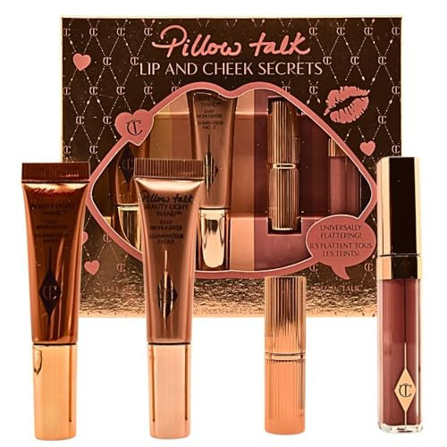 CHARLOTTE TILBURY | Lip and Cheek Secrets |Pillow Talk, 0.12 Fl Oz (Pack of 4) | Amazon (US)