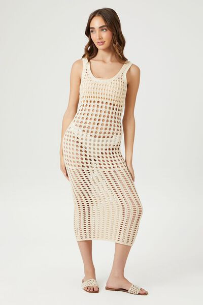 Sheer Crochet Midi Dress | Forever 21 (US)