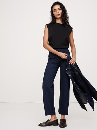 Straight Everywhere Ponte Ankle Pant | Banana Republic | Banana Republic (US)