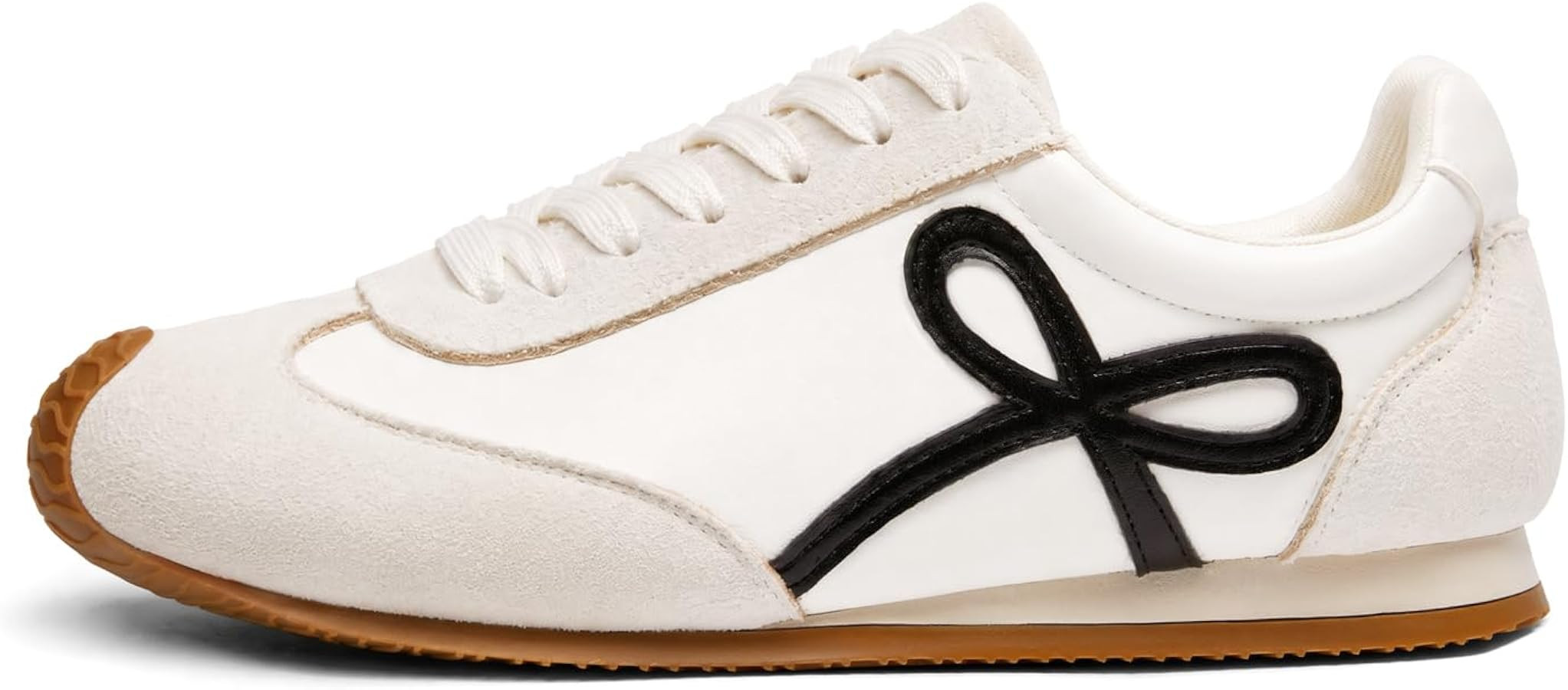 Coutgo Womens Slip On Fashion Sneakers Lace Up Sneaker Walking Shoes | Amazon (US)