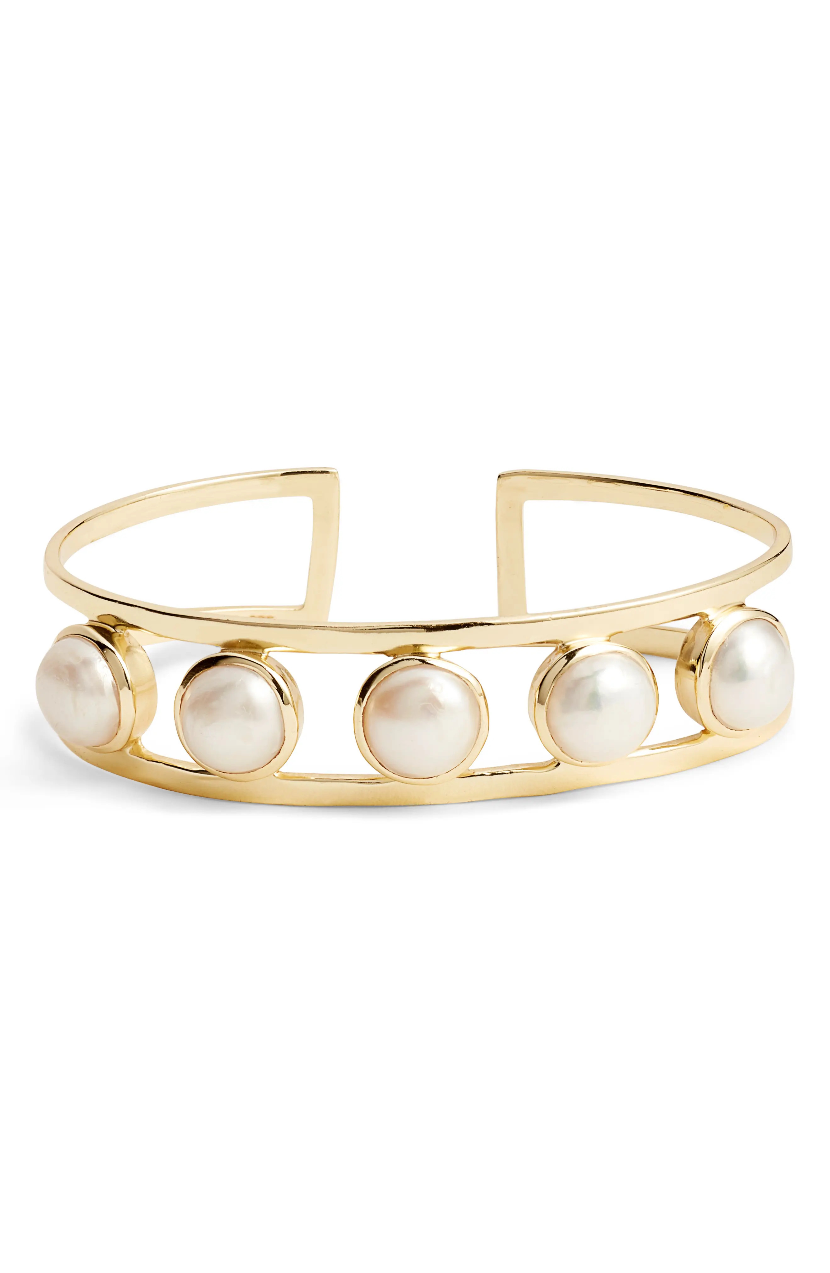 Collections by joya Jordan Freshwater Pearl Cuff | Nordstrom