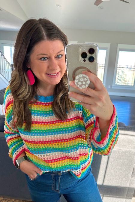 I wore this striped crochet sweater as a coverup and it works just as well as a top. It’s super cute and affordable too  

#LTKstyletip #LTKsalealert #LTKunder50