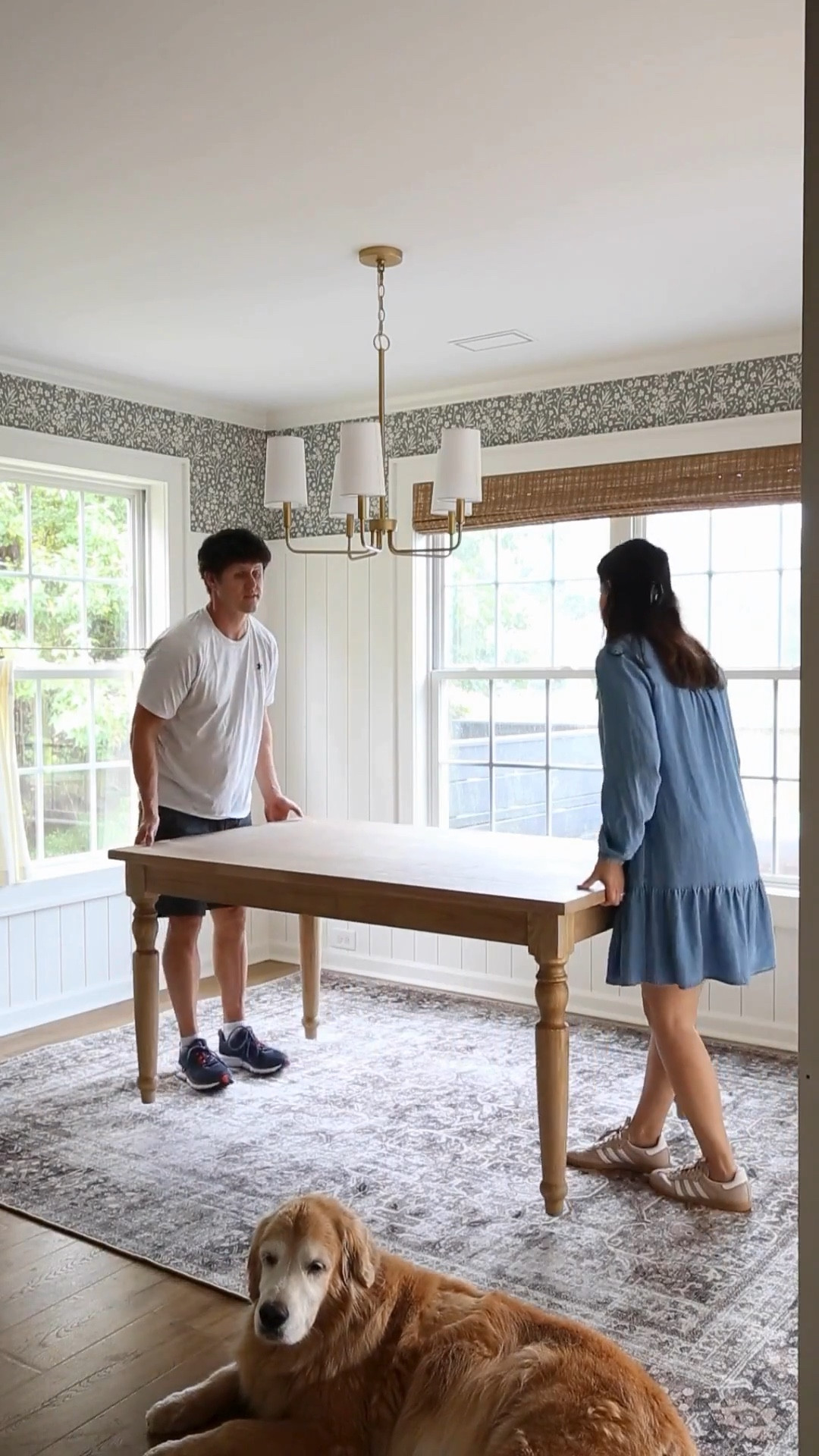 French inspired wood dining table with turned table legs

#LTKWatchNow #LTKHome