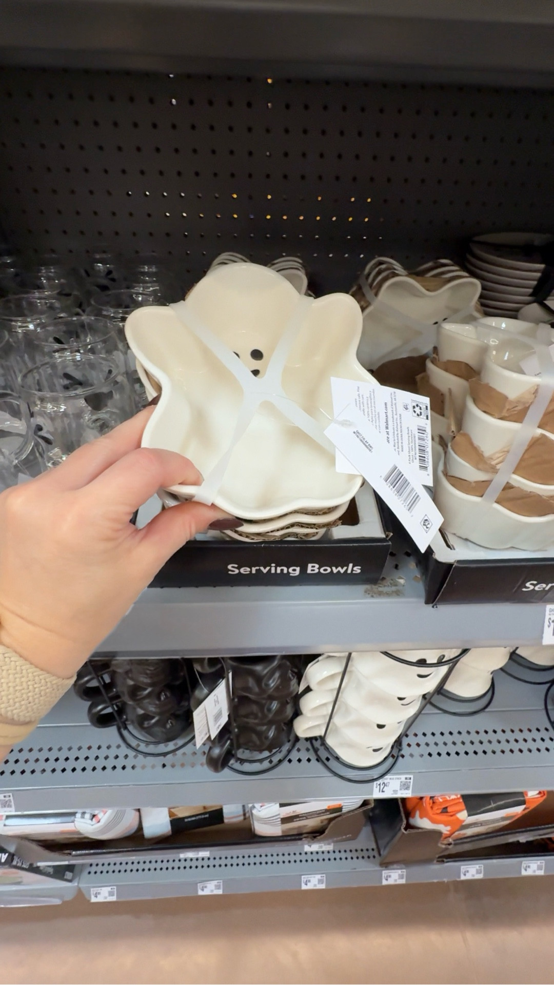 Set of 4 ghost serving bowls just $12! 

Remind me of the PB ones that are way more! 

#LTKSeasonal #LTKParties #LTKFindsUnder50