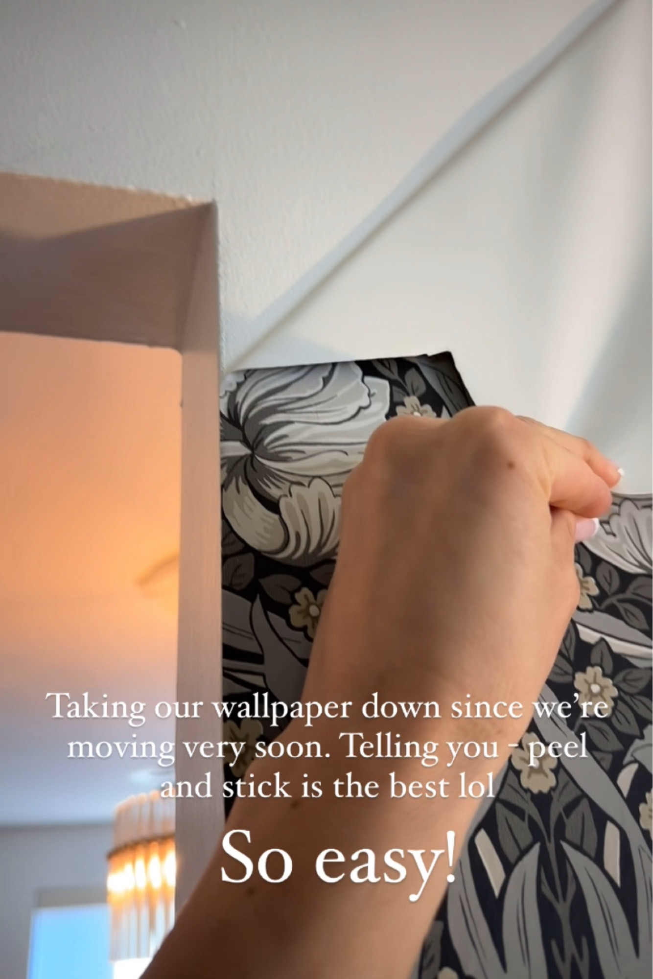 Almost 3 years later and peel and stick comes off so easy! Worth it!  