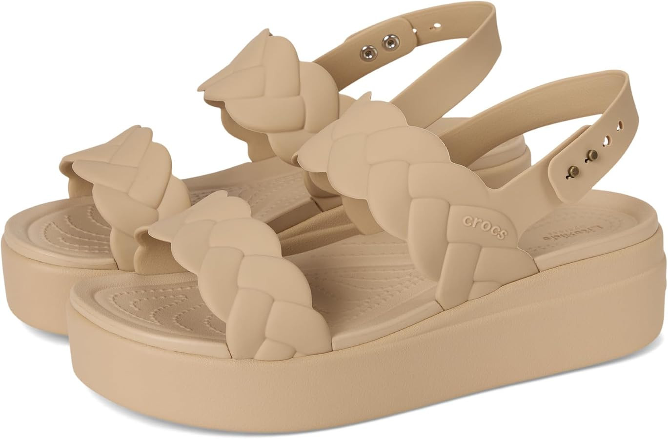Crocs Women's Brooklyn Low Wedges Platform Sandals | Amazon (US)