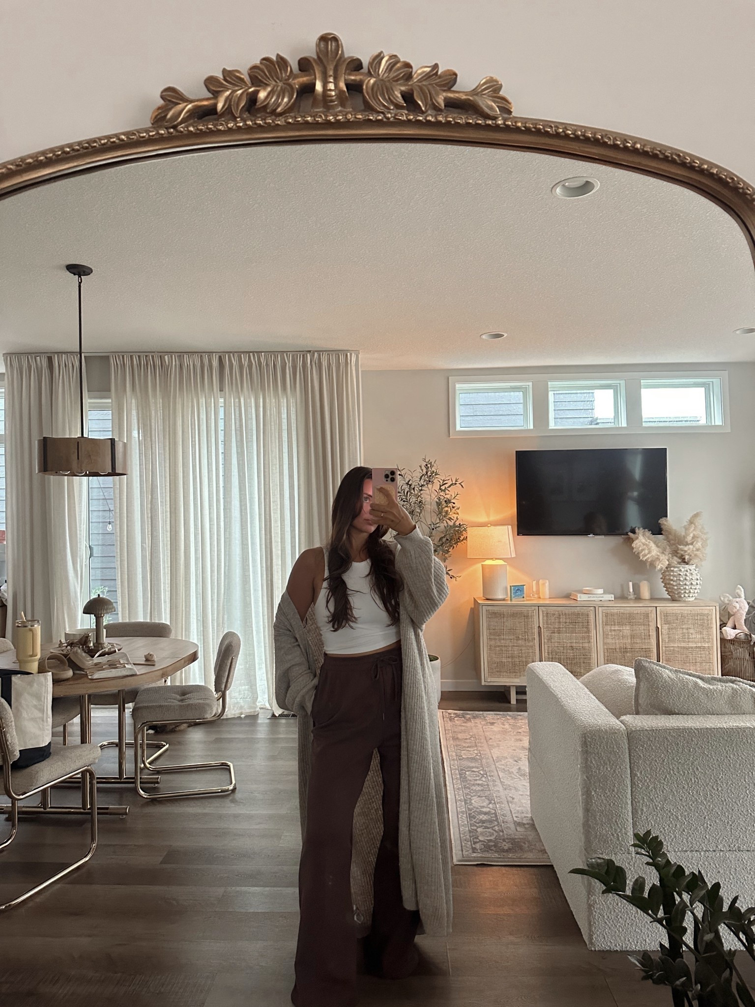 Comfy cozy fall outfit 
Top: small
Bottoms: large 
Cardigan (old from urban 9 years ago) linked similar 
Wide leg ribbed pant brown
Target all in motion women’s pant
Aerie tank 
Long duster cardigan 

#LTKFindsUnder50 #LTKStyleTip #LTKSeasonal