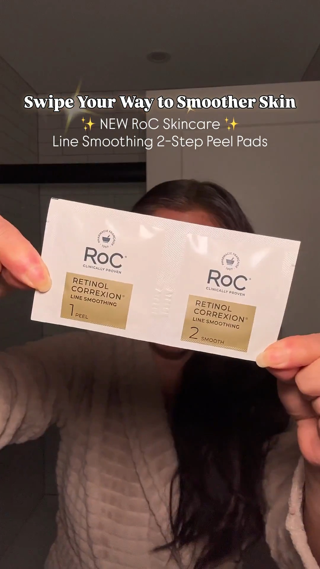 #ad | Swipe your way to smoother skin ✨
 The NEW RoC Line Smoothing 2-Step Peel Pads are a dermatologist-developed, non-invasive at-home peel that targets lines, dullness, rough texture, blemishes, and enlarged pores. Powered by RoC’s patented Clinical Retinol, you get immediate glow and visible skin renewal in just 7 uses—all with no downtime.

And the best part? It’s an affordable way to swipe your way to smoother skin.

Available at @target  
@Rocskincare @target #roc_partner #rocskincare #skintok #targetpartner #target

#LTKBeauty #LTKgrwm #LTKOver40