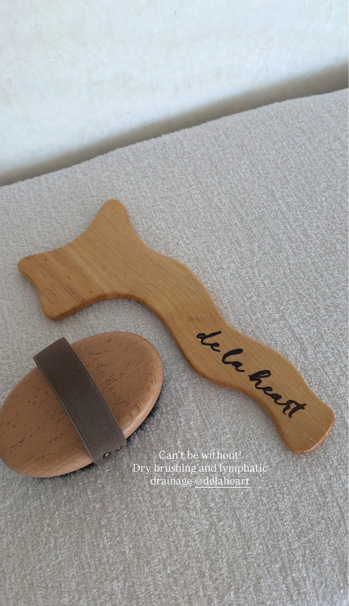 Can’t be without these two tools from De La Heart! Dry brushing and lymphatic drainage 🤍✨

#LTKBeauty #LTKselfcare #LTKmorningroutine