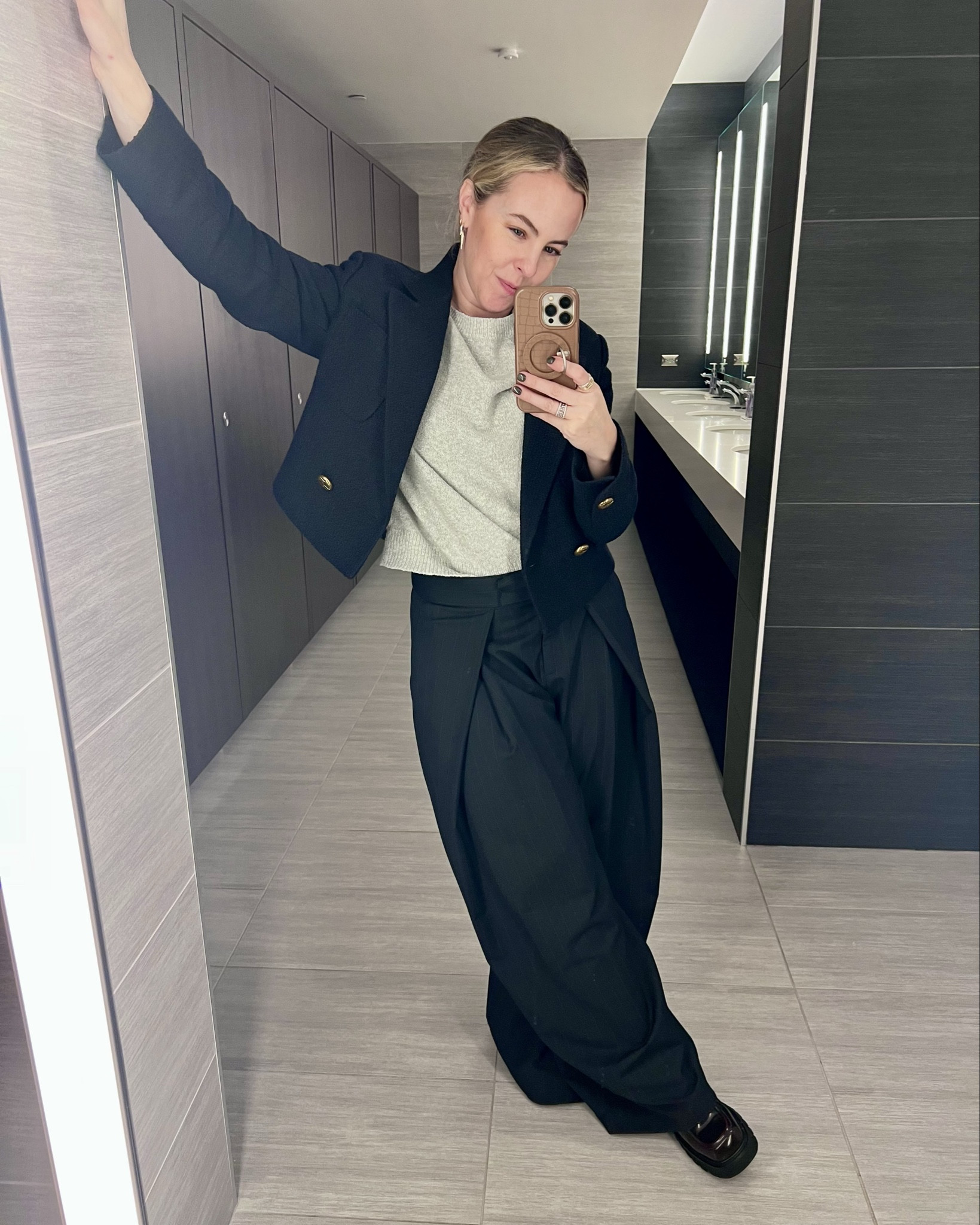 Working in at work

Pants are Zara

#LTKOver40 #LTKWorkwear #LTKPetite