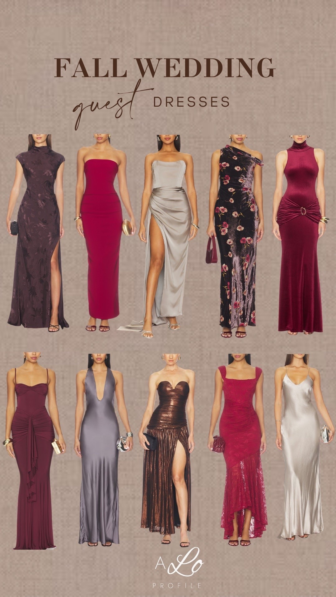 Fall Wedding Guest Outfit Inspo // Revolve, fall wedding guest, fall dress, wedding guest dresses, fall outfit, fall trends, fall fashion, fall fashion trends, trending for fall, fall outfit inspo