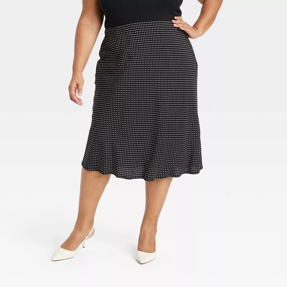 Women's Midi Side Slit A-Line Skirt - Ava & Viv™ | Target