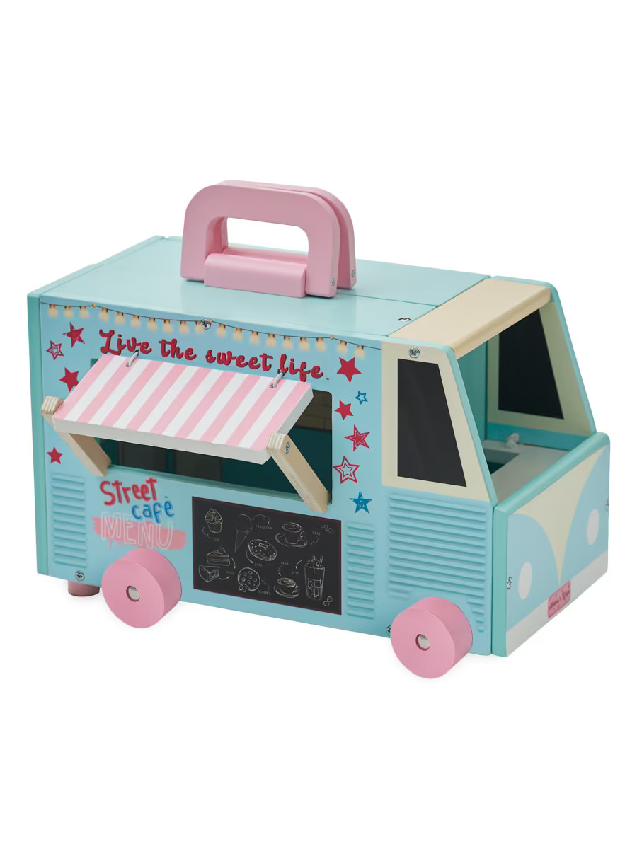 TeamsonLittle Girl's Olivia's Café Portable Food Truck Dollhouse | Saks Fifth Avenue