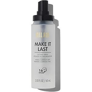 Milani Make It Last 3-in-1 Setting Spray and Primer- Prime + Correct + Set (2.03 Fl. Oz.) Makeup Fin | Amazon (US)